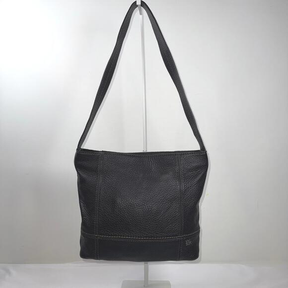 The Sak Black Leather Shoulder Bag - Picture 3 of 6